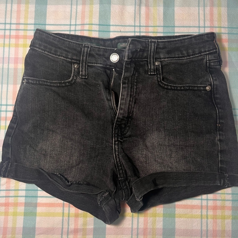 Wild Fable Black Jean Shorts
